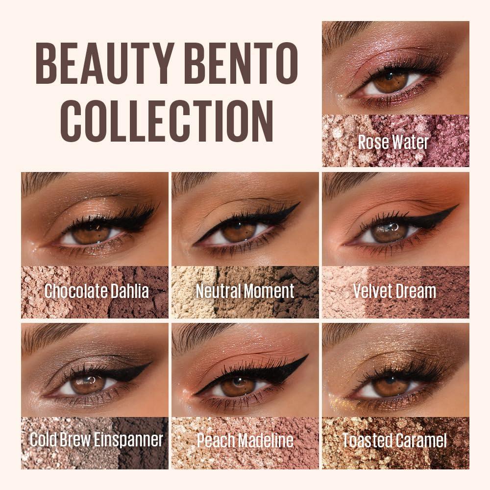 Kaja KAJA Beauty Bento Collection | Glitter + Shimmer + Matte | 20 Taro Bubble Tea - Mute Lavender | 2019 Best of Beauty Award in Glitter