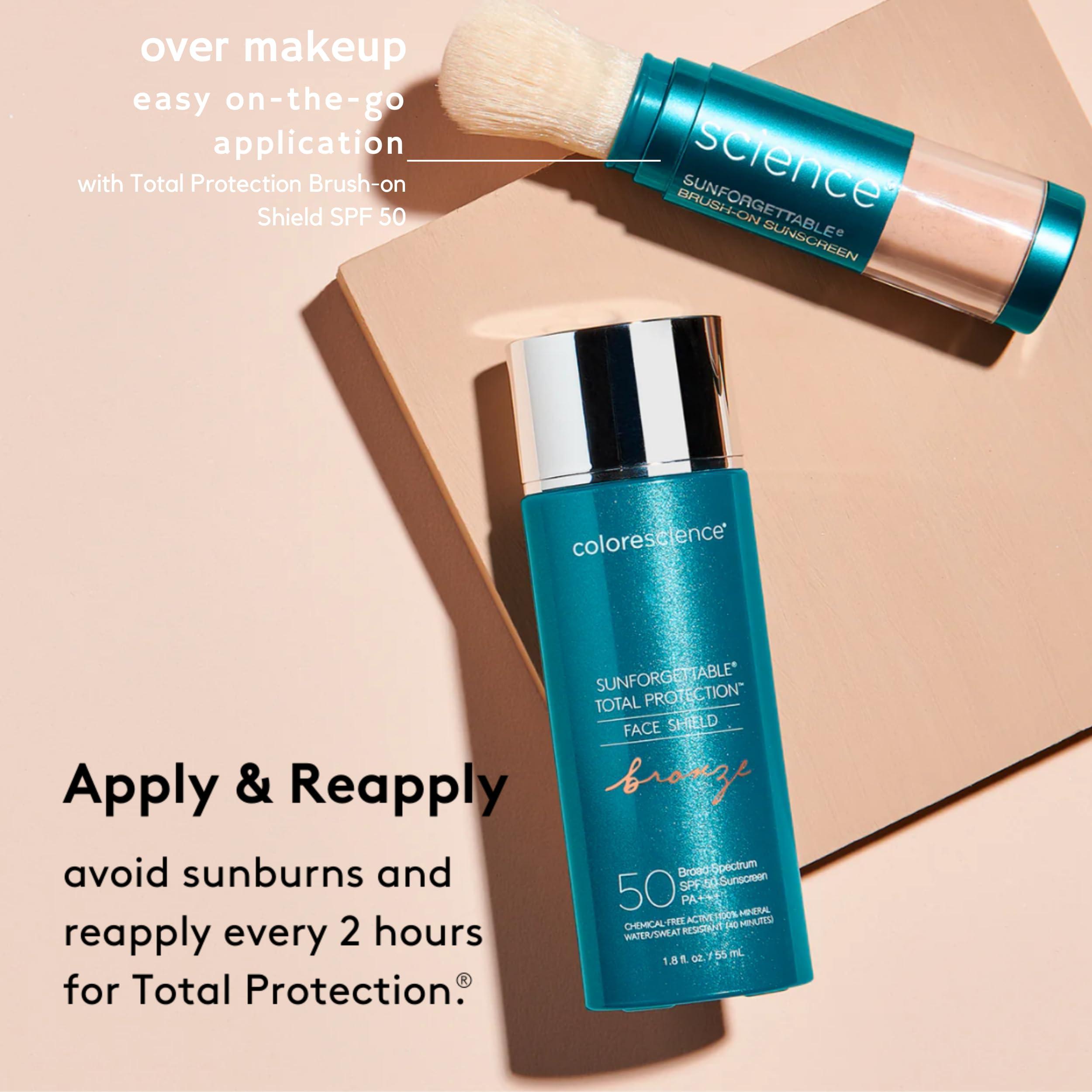 Colorescience Colorescience Sunforgettable Total Protection Face Shield Bronze SPF 50, 1.8 Fl Oz