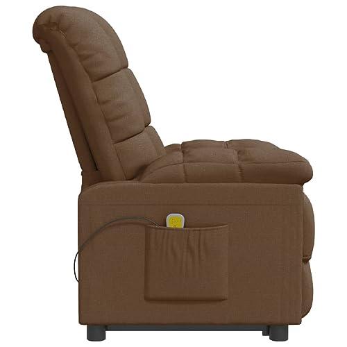 DYRJDJWIDHW DYRJDJWIDHW Massage Recliner Massage Chairs Full Body and Recliner,Best Massage Chair,Massage Chair Zero Gravity Full Body,shiatsu Massage Chair,Brown Fabric