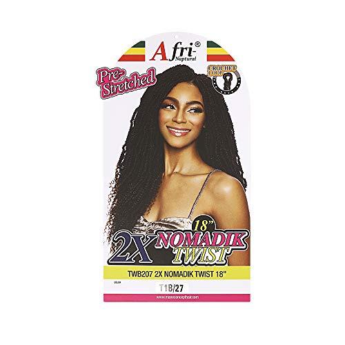 Mane Concept MULTI PACK DEALS! Mane Concept Passion Twist Crochet Braids Pre-Stretched 2X Grande Nomadik Twist 18" (1-PACK. 2)