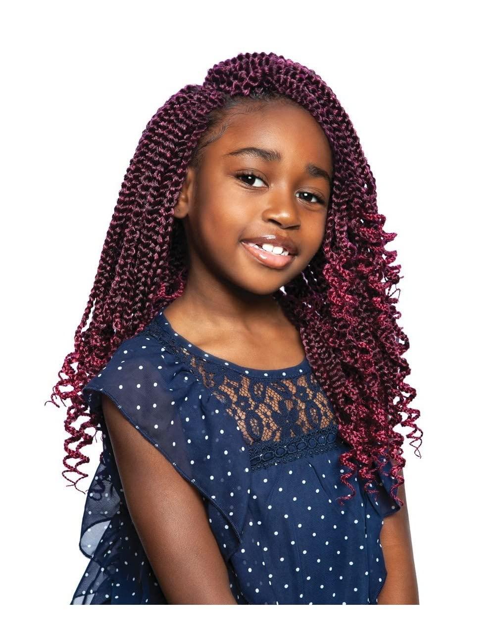 Mane Concept (6 Packs) Mane Concept Afri Naptural Kids Crochet Box Braid - KBOX03 Dolly 12" (1)