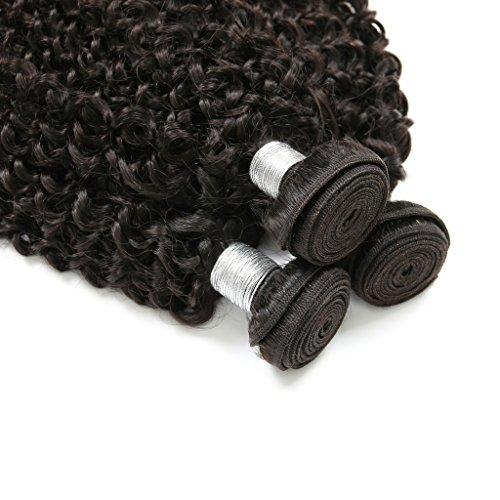 YanT Hair YanT HAIR 8A Grade Malaysian Virgin Hair Water Wave Human Hair Weave 3 Bundles 24 24 26 Inches Natural Black Color Pack of 3