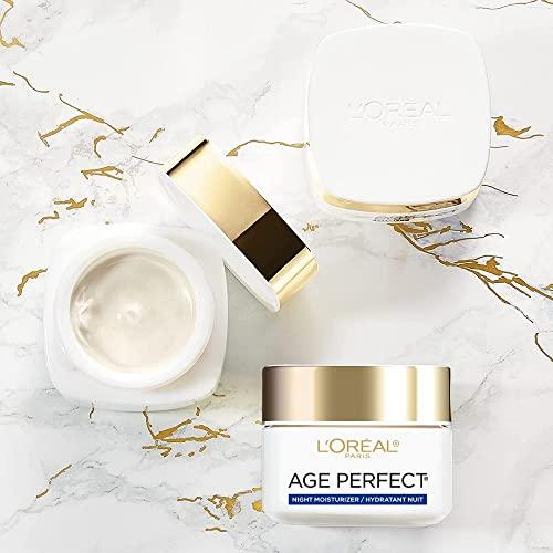 L'Oreal Paris L'Oreal Paris Skin Care Age Perfect Night Cream, Anti-Aging Face Moisturizer With Soy Seed Proteins, 2.5 Oz