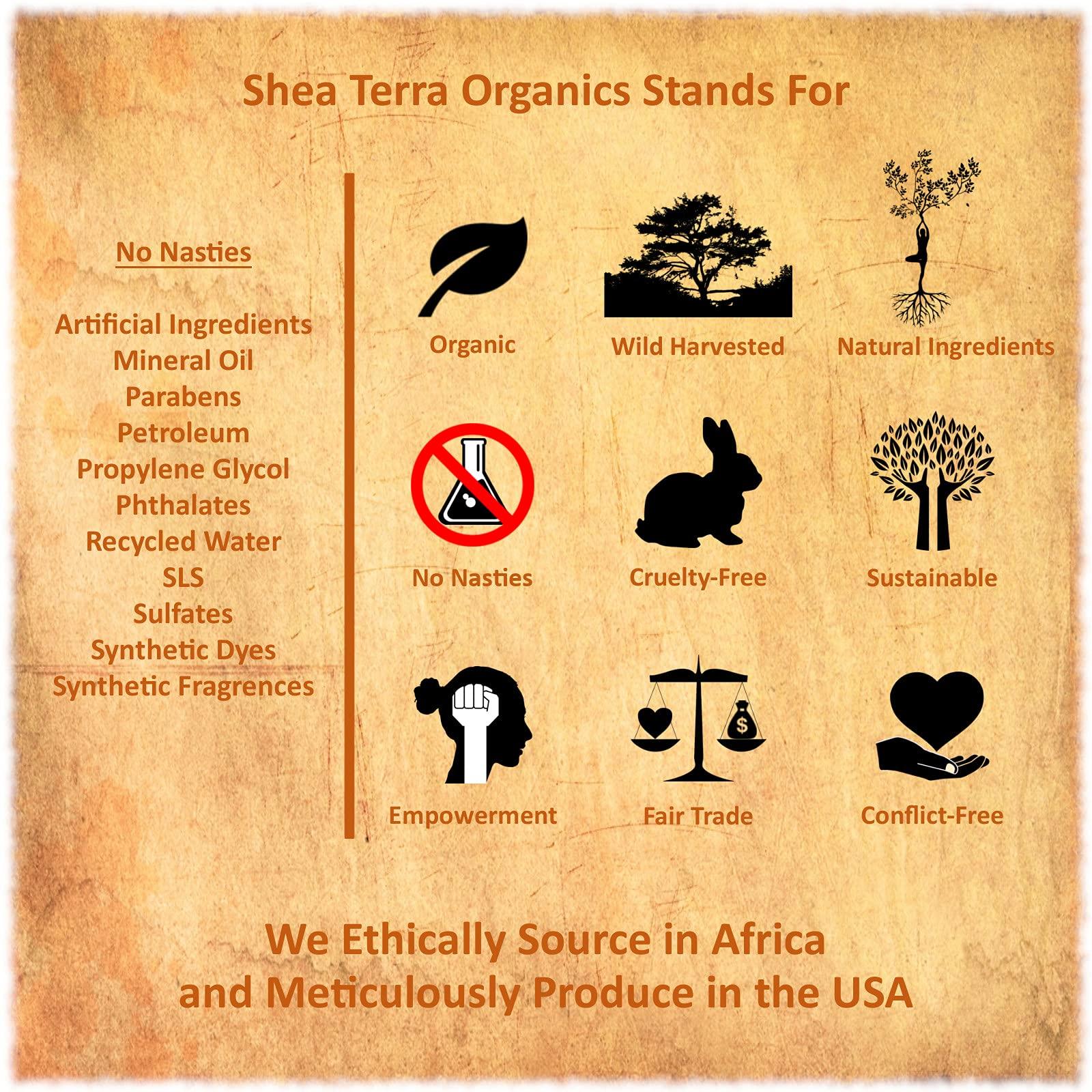 Shea Terra Organics Shea Terra Moroccan Argan Cold-Pressed Extra Virgin Oil | Nutrient-Rich, All Natural & Organic Oil with Anti-Aging Vitamin A and E to Increase Skin Elasticity for Dry, Mature Skin – 2 oz