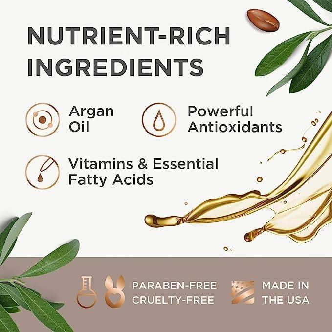 Argan Magic Argan Magic Restorative Hair Mask - Protein Rich Conditioning Hair Mask that Hydrates, Restores And Repairs Damaged Hair | Made in USA, Paraben Free, Cruelty Free (12 oz)