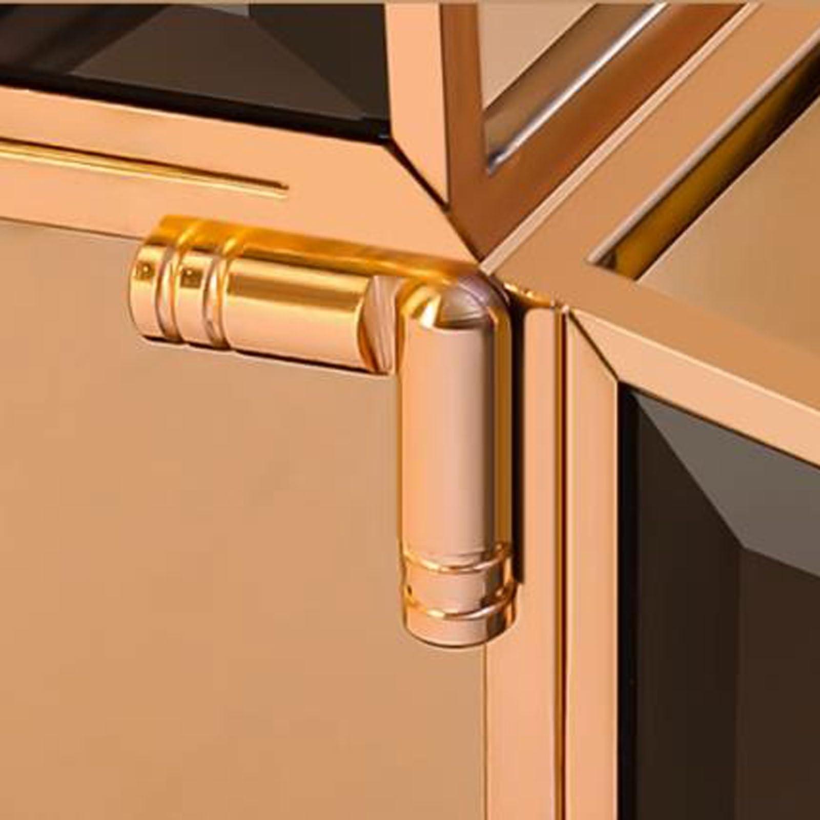 WAOCEO Makeup Organiser Storage Large Capacity Glass Makeup Organizer Storage Box, Luxury Make Up Case Dustproof Cosmetic Storage Display Box, Skin Care Products Jewelry Organizer Finishing Box Bathroom Desk