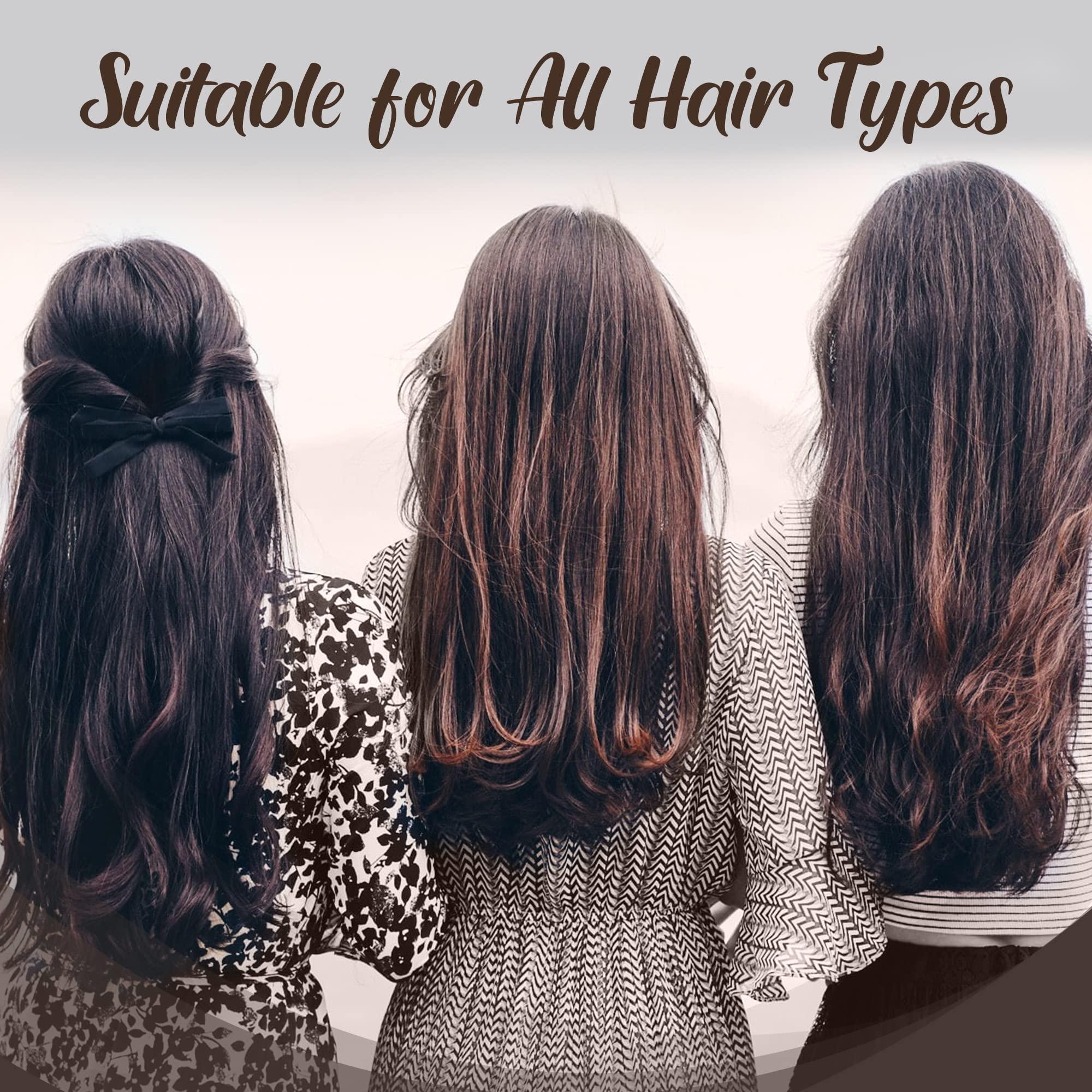 HerStyler HerStyler Castor Oil Hair Serum for Hair Growth - Hair Shine Serum with Vitamin E - Hair Growth Serum - Hair Serum Heat Protectant - Vitamin E Hair Serum for Silky Hair