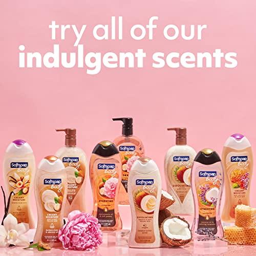 Softsoap Softsoap Body Wash, Coconut Butter Scrub , Exfoliating Body Wash, 20 Ounce, 4 Pack