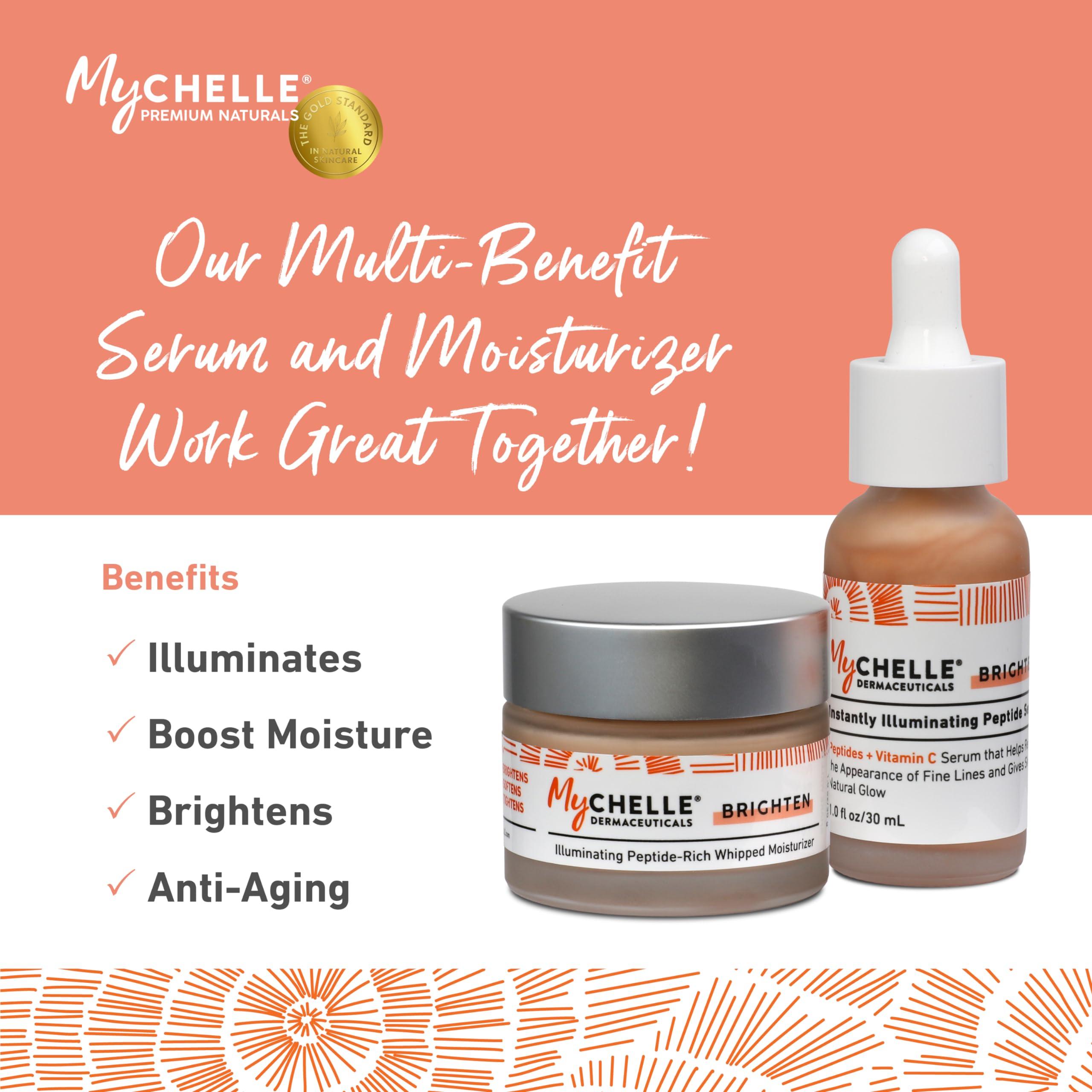 MyChelle Dermaceuticals MYCHELLE Illuminating Peptide-Rich Whipped Moisturizer, 1.2 OZ