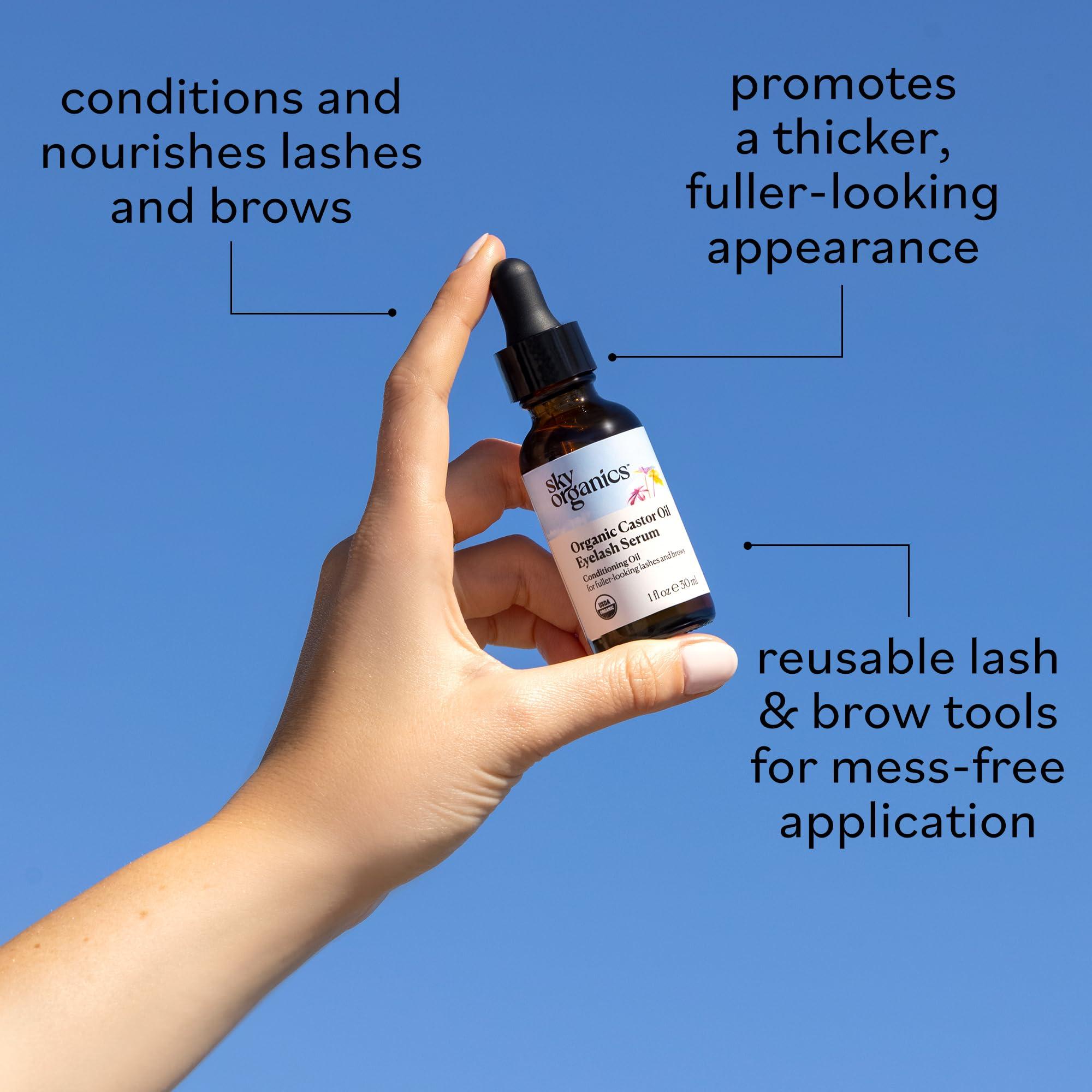 Sky Organics Sky Organics Coconut Oil and Vitamin E & Castor Oil Eyelash Serum