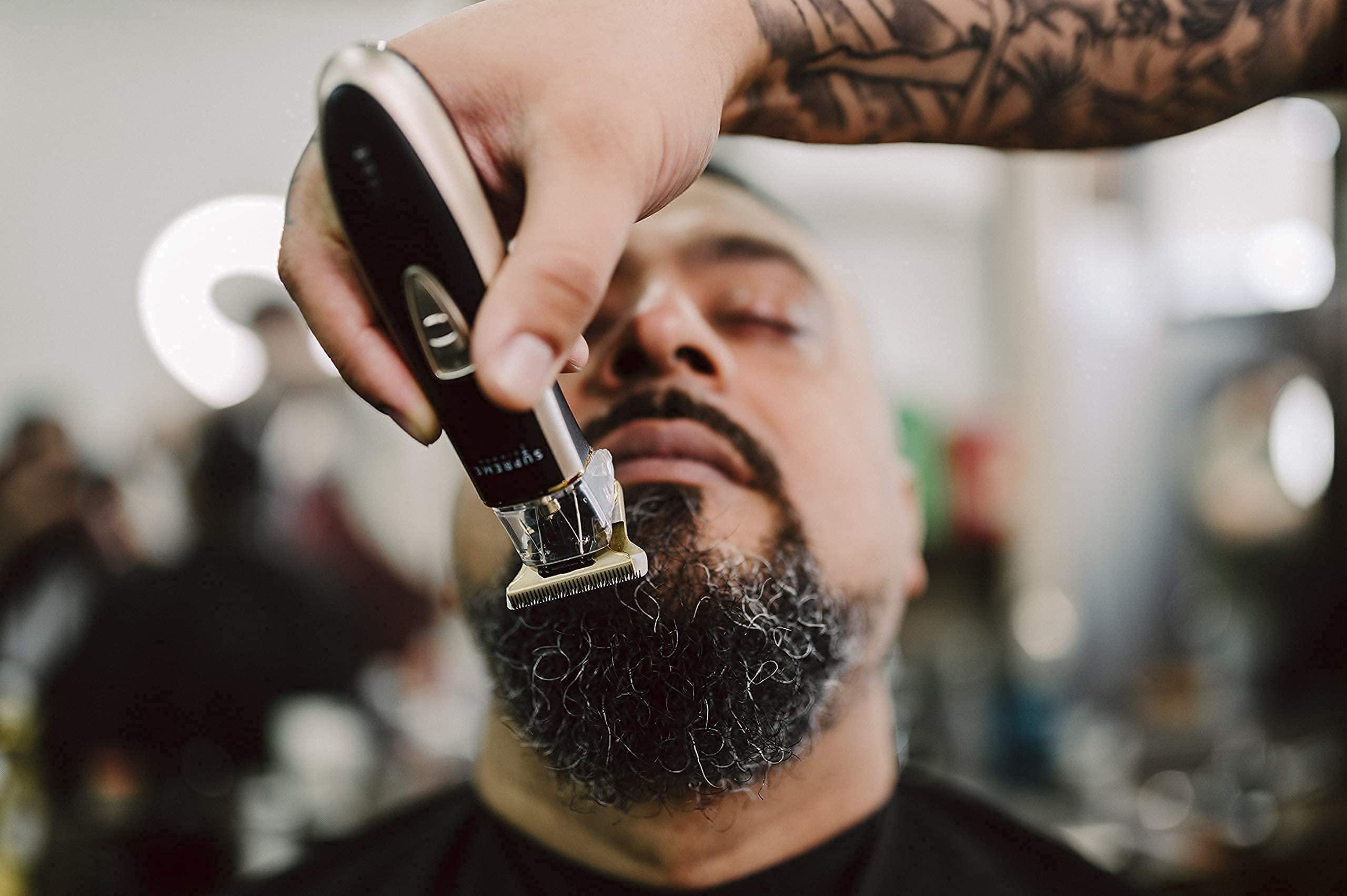 Supreme Trimmer Supreme Trimmer T Shaper | Professional Barber Trimmer Hair Clippers for Men (90 Min Run Time) Cordless Hair Trimmer Zero Gapped Liner Beard Trimmer | ST5210 Gold