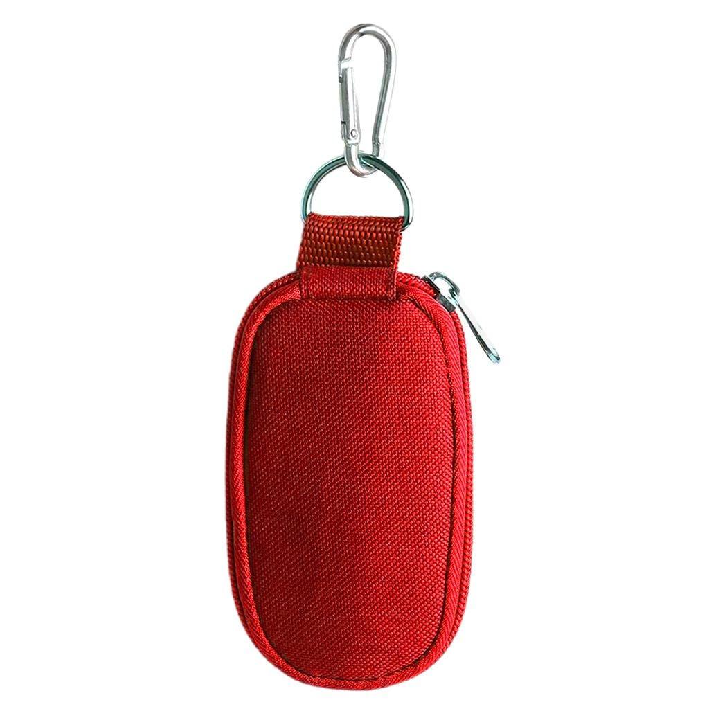 barenx barenx 2ml 10 Bottles Travel Essential Oils Storage Carrying Case Shockproof Holder - red