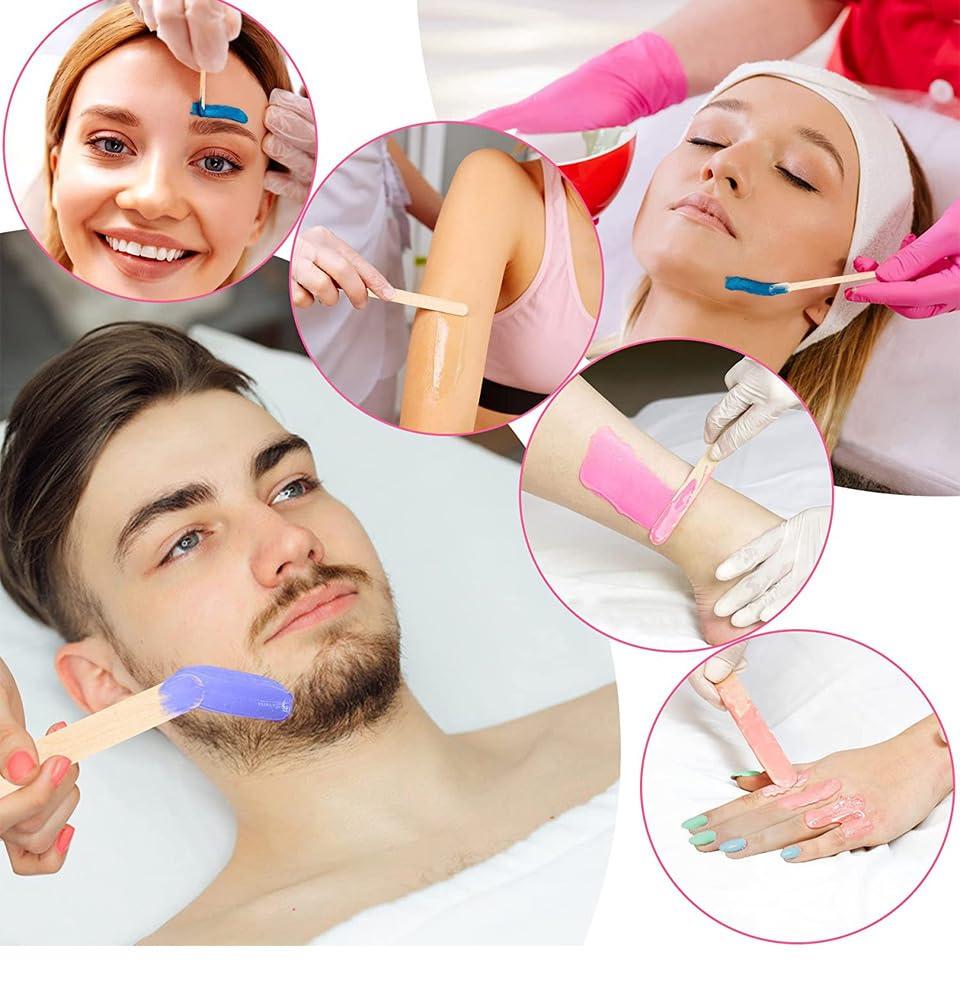 HURRISE HURRISE Electric Hot Wax Warmer Machine for Hair Removal, 400ml Removal Wax Heater, 100W Silicone Pot Liner, High Power Performance, Large Capacity, Versatile Usage, Easy to Clean