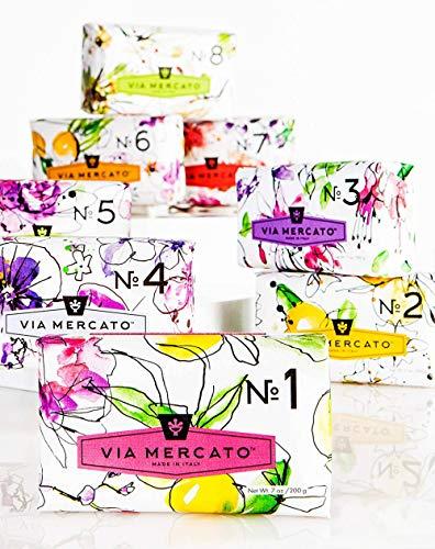 Via Mercato Via Mercato Italian Soap Bar (200 g), No. 4 - Violets, Magnolia & Amber
