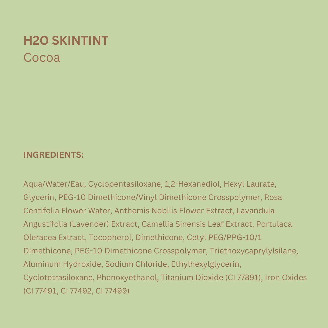 Pixi Pixi Beauty H2O SkinTint Tinted Face Gel, 1.2 fl oz / 35 ml, Cocoa