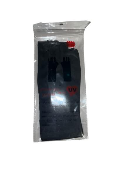 Generic Premium UV Gloves for Gel Manicure Nail Lamps, Anti UV Skincare, UV Light Protection Fingerless Gloves, Protect Hands from Harmful UV Sun Rays (Black)