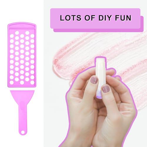 Kare Kind Lip Balm Filling Tray and Spatula Set - For 15mm Lip Balm Tubes ONLY - Instantly Fills 50 Standard 3/16 oz (5.5ML) with 15mm width Tubes