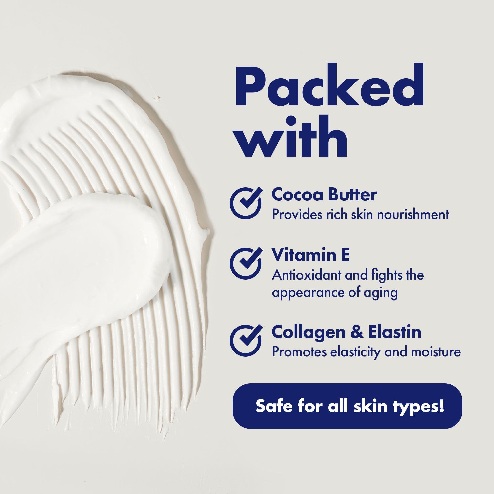 Dermisa Dermisa Stretch Mark Cream | With Cocoa Butter, Vitamin E, Collagen & Elastin | 4 OZ | Pack of 2