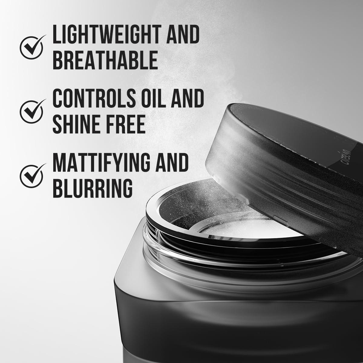 CARSLAN CARSLAN Soft Focus Loose Setting Powder, Waterproof, Matte, Oil Control, Shine Free, Talc-Free Face Powder Makeup, 24H Longwear Finishing Powder, 01 Translucent For Dry