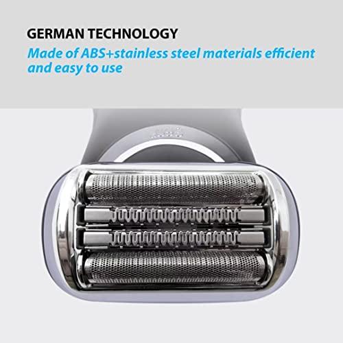 USonline911 Series 9 92S 92M Replacement Foil Cutter Head Shaving Head Razor Blades for Braun all Series 9 (Series 9 92S 92M)(Black)