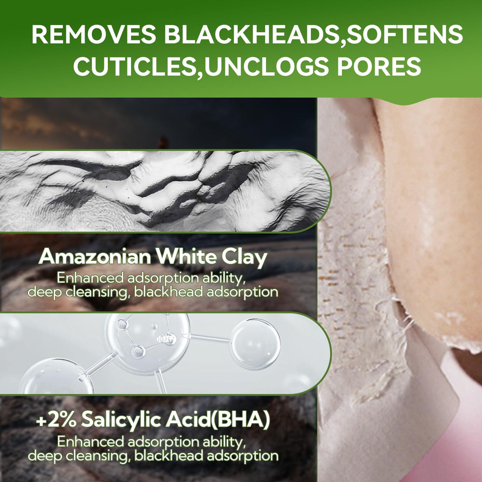 LANBENA LANBENA Blackhead Mask, Nose Plants Pore Strips Blackhead Remover Mask Peel off Mask Facial Pore Cleanser Purifying Face Mask Nose Strips (1.05oz/30g)