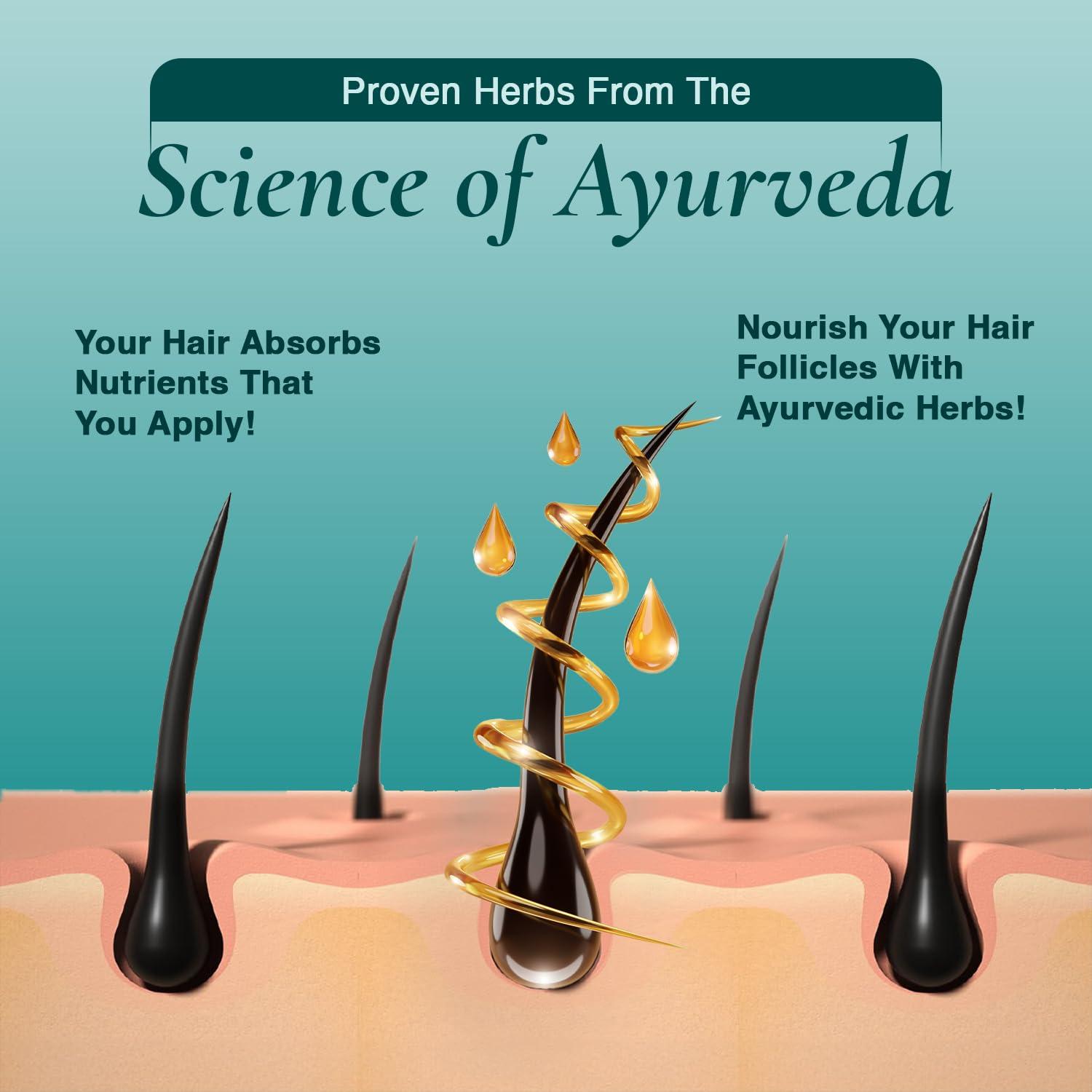 VEDA VEDA Active Herbs Hair Oil | Hair Growth Oil | Infused with Herbs | 200ml