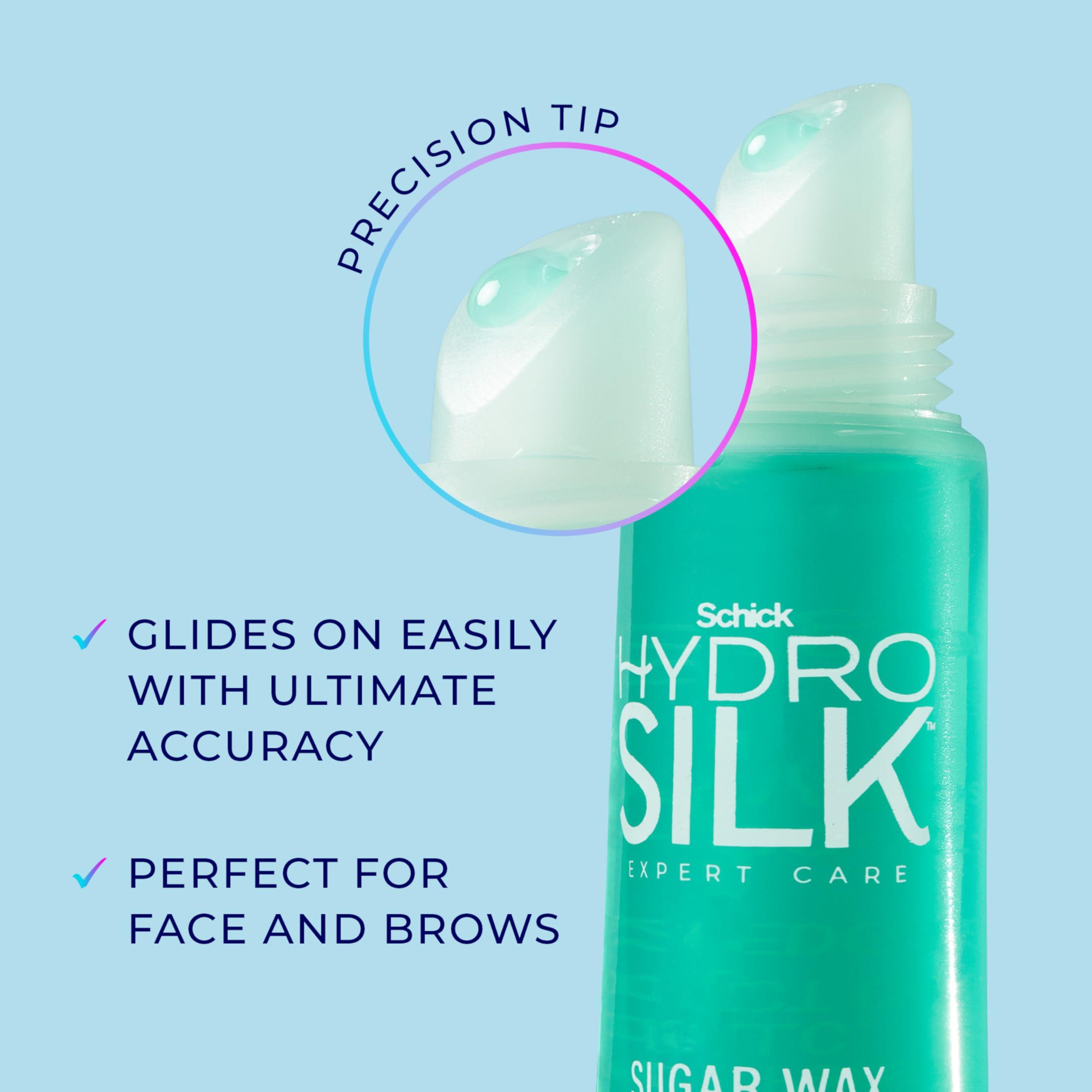 Schick Hydro Silk Schick Hydro Silk Sugar Wax Wand | Soft Wax, Eyebrow Wax Pen, Face Wax, Lip Wax, Face Hair Removal Depilatory Wax