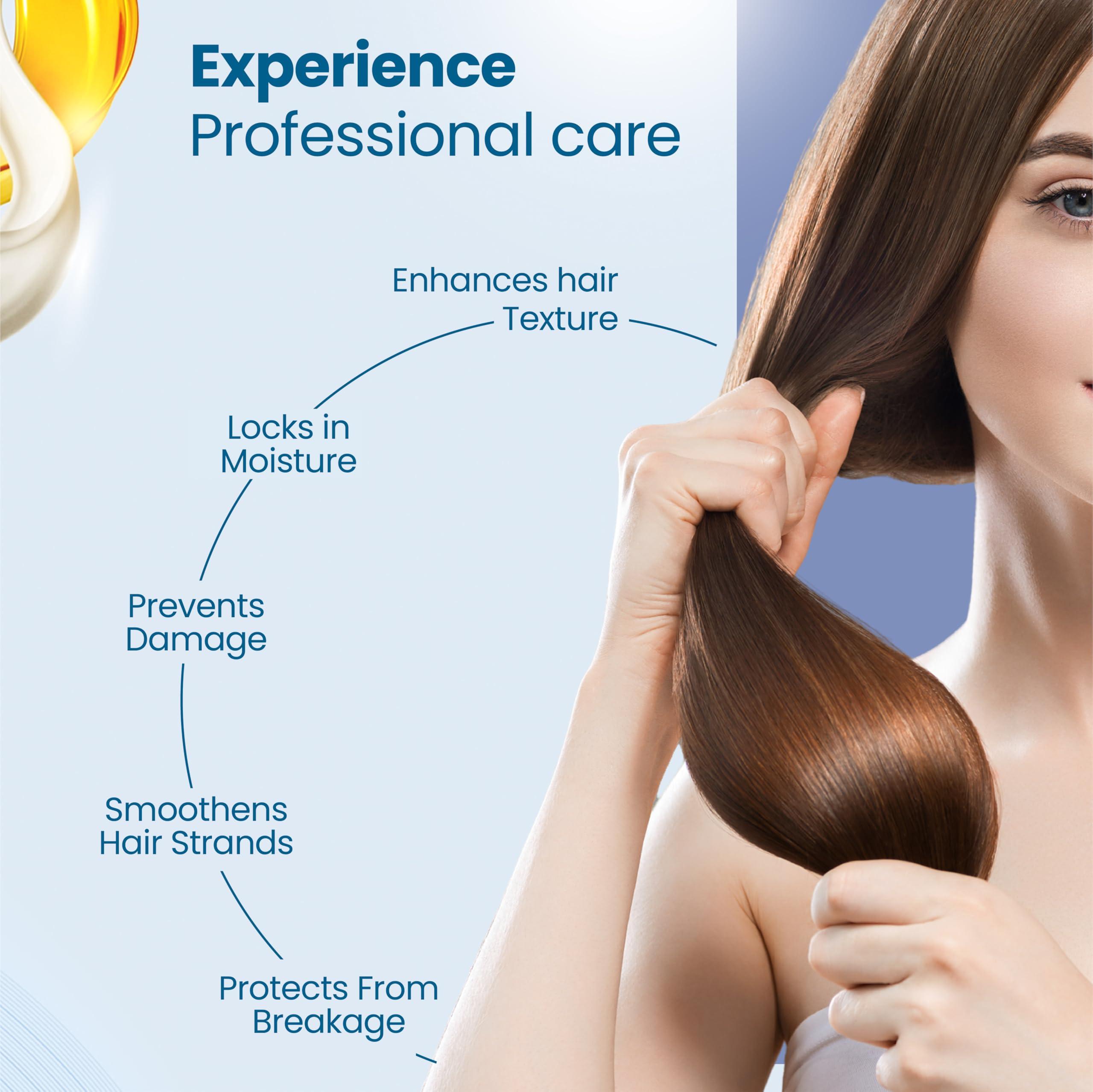 Yuthika Yuthika Professional UltraCare Advanced Hair Repair Anti Dandruff Shampoo for Frizzy Damaged Hair Help Strengthens Weak & Brittle Hair for Strong Silky & Shiny Hair for Women Girl Men - 33.81 FL Oz