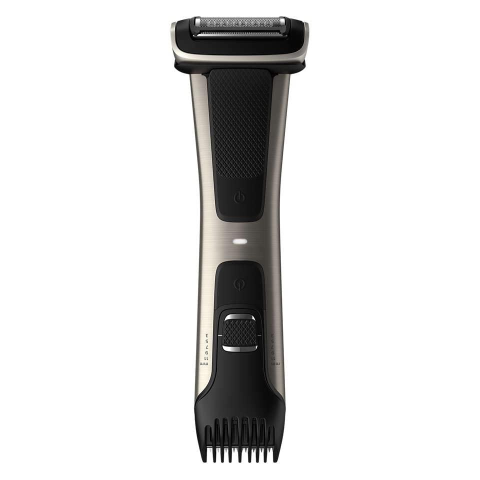 PHILIPS Philips Norelco Bodygroom Series 7000 Showerproof Body Trimmer & Shaver, BG7030/49, 1.0 Count