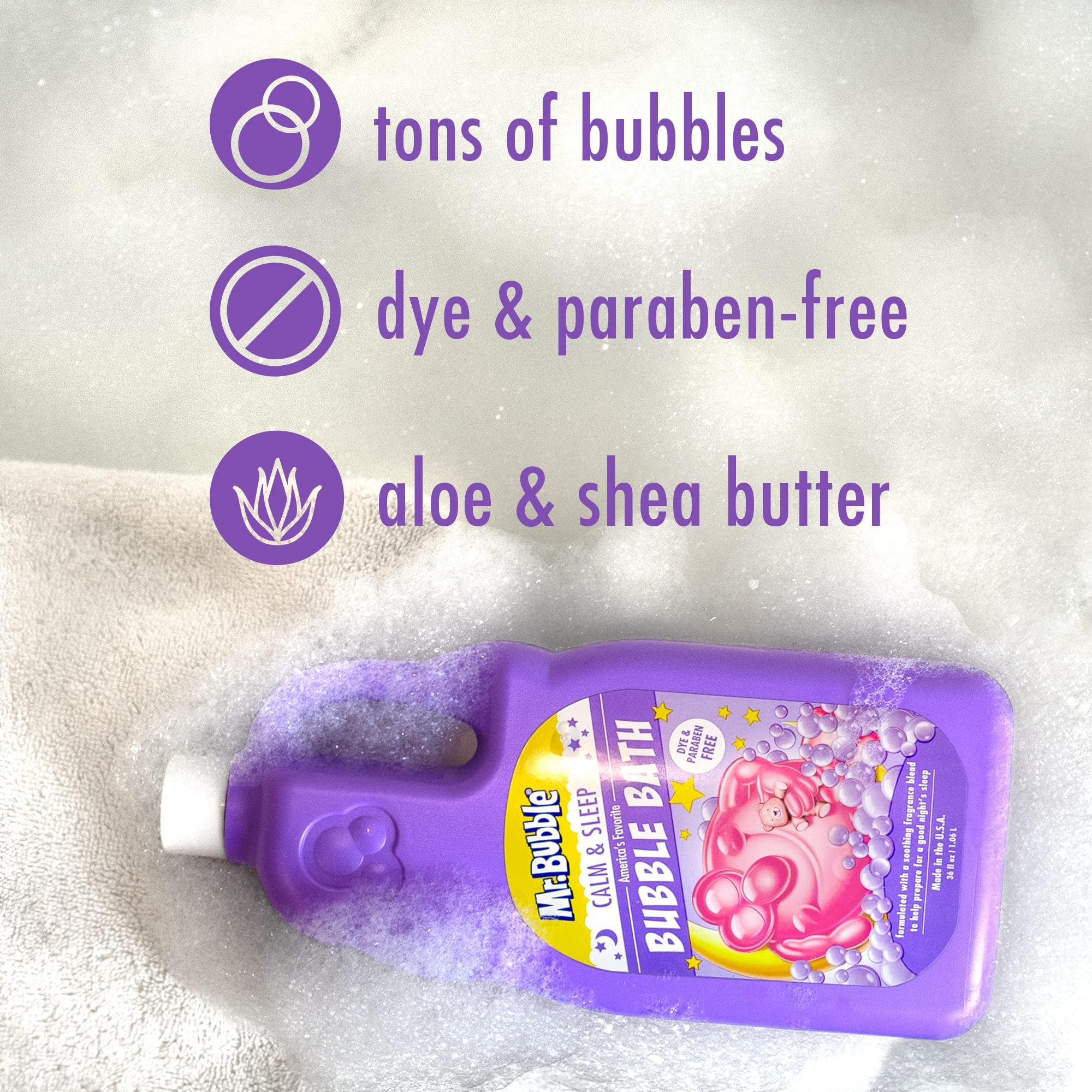 Mr. Bubble Mr. Bubble Calm & Sleep Bubble Bath (Pack of 2 Bottles, 36 fl oz Each)
