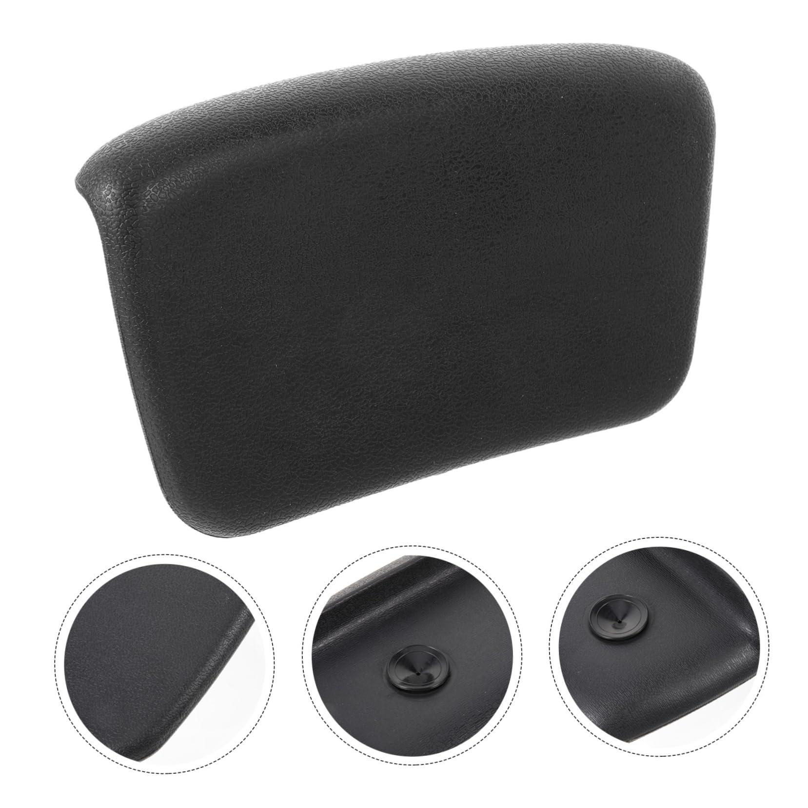 Toddmomy Toddmomy Neck for Bathtub Pillows Water Bathtub Cushion Tubs Shower Portable Relaxing Bathtub Plane Collapsible Bathtub Travel Bathroom Mat Black PVC