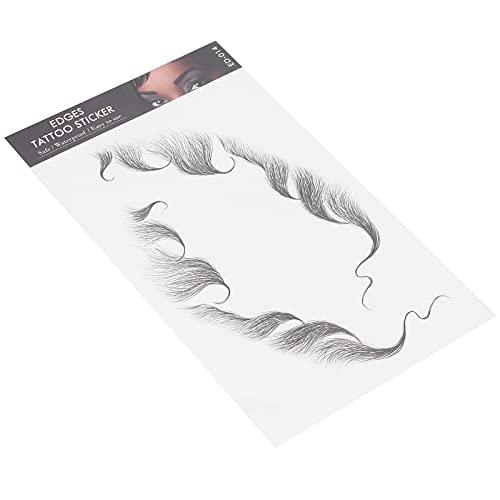 Agatige Waterproof Fake Hairline Sticker, Natural Edge Hair Tattoo Hair Tattoo Sticker for Women (#5)