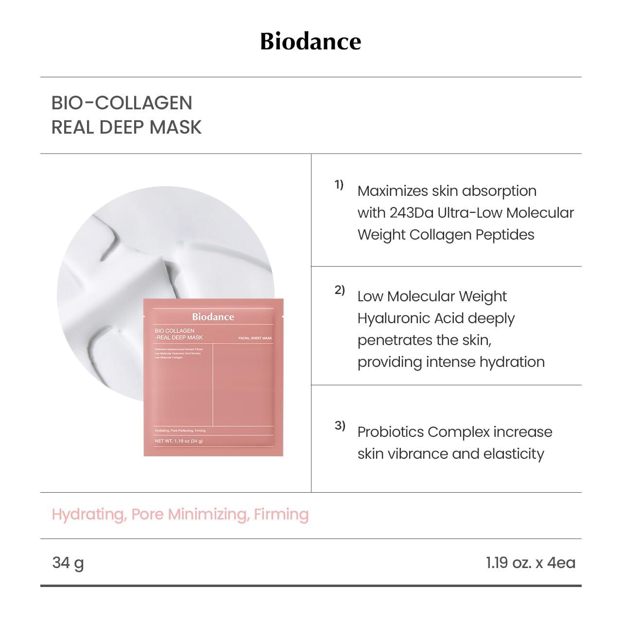 BIODANCE BIODANCE Collagen Trio: Bio-Collagen Real Deep Mask & Collagen Ampoule & Collagen Cream