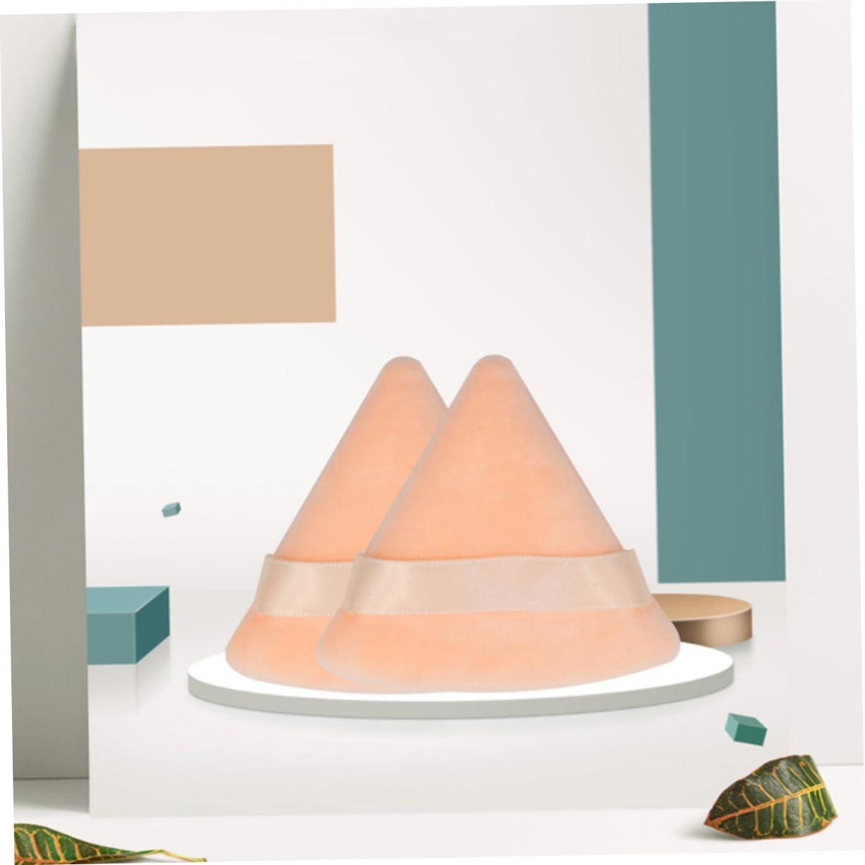 Ipetboom Ipetboom 8 Pcs Triangle Puff for Body Powder Baking Pads for Makeup Tart Make up Makeup Sponge Round Flat Powder Puff Triangle Make up Sponge Pure Cotton