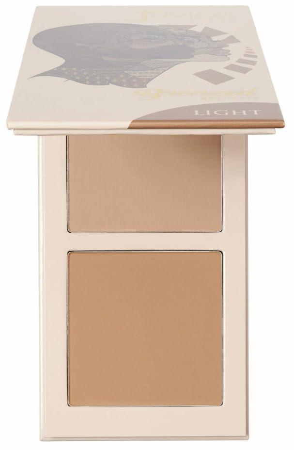 Juvia\'s Place Juvia\'s Place Bronzed Duo Bronzer Light - Soft Matte Bronzer, Contour Powder, Bronzer Pressed Powder, Long-Wearing & Buildable Bronzing Powder - Suitable for Light to Fair Skin Tone