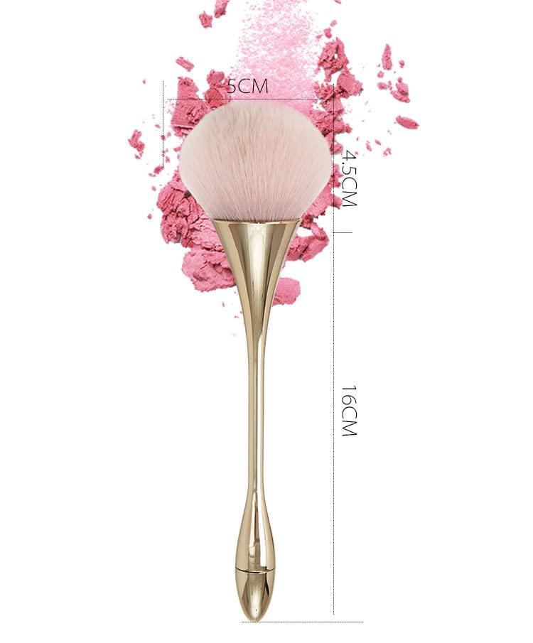 Bestbling Bestbling Bling Rhinestone Large Mineral Powder Brush Makeup Brush Cosmetic Brush Foundation brush Perfect For Large Coverage Powder Bronzer Blush Blending Buffing 1 piece (Silver)