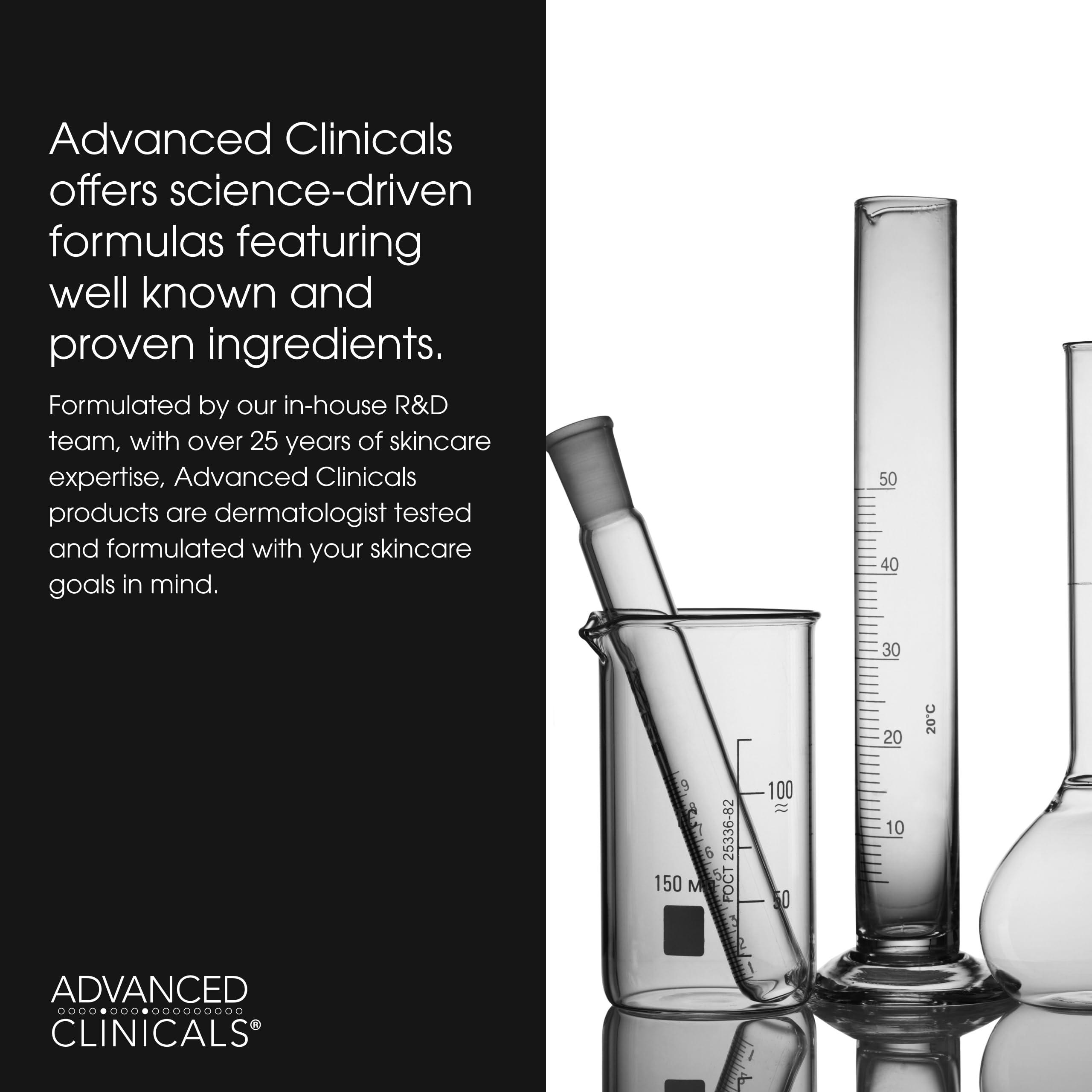 Advanced Clinicals Advanced Clinicals Firming Collagen Body Oil Skin Care Moisturizer | Massage Body Oil | Tighten, Firm, & Hydrate Collagen Oil For Scars, Wrinkles, Crepey Skin, & Stretch Marks, 2-Pack