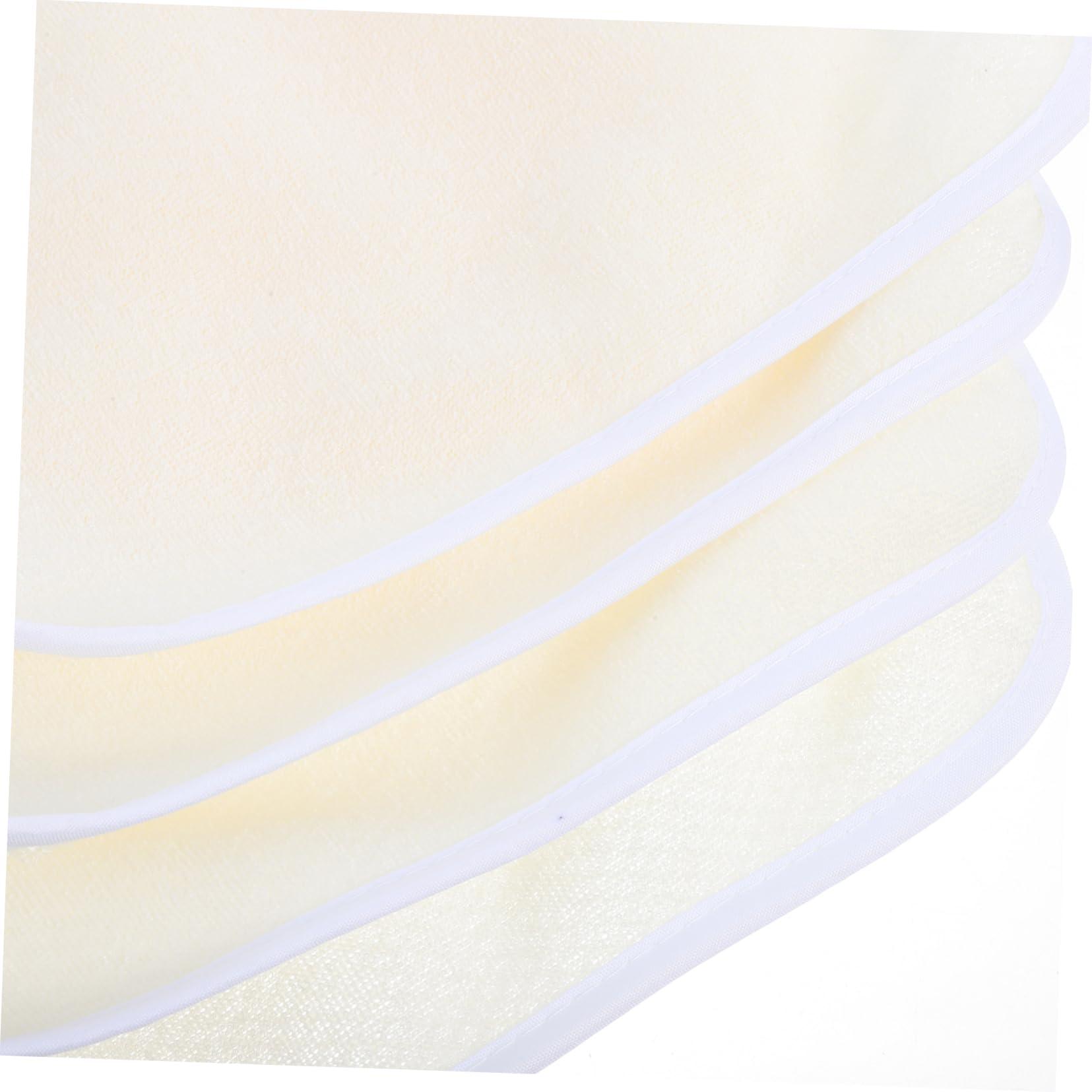 BCOATH BCOATH 4pcs Exfoliating Wash Cloths for Showering Dual Sided Body and Face Scrubber Soft Weave Bath Towels for Men and Women Beige Exfoliating Washcloths for Smooth Skin