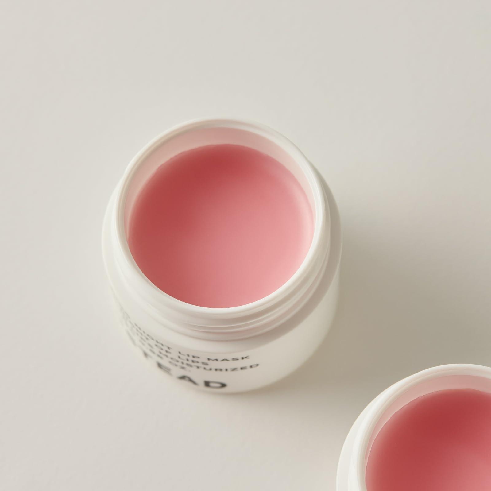 INSTEAD Hydrating Night Lip Mask - Moisturizing Lip Treatment to Restore and Soothe Dry Chapped Lips Overnight 0.88 oz.