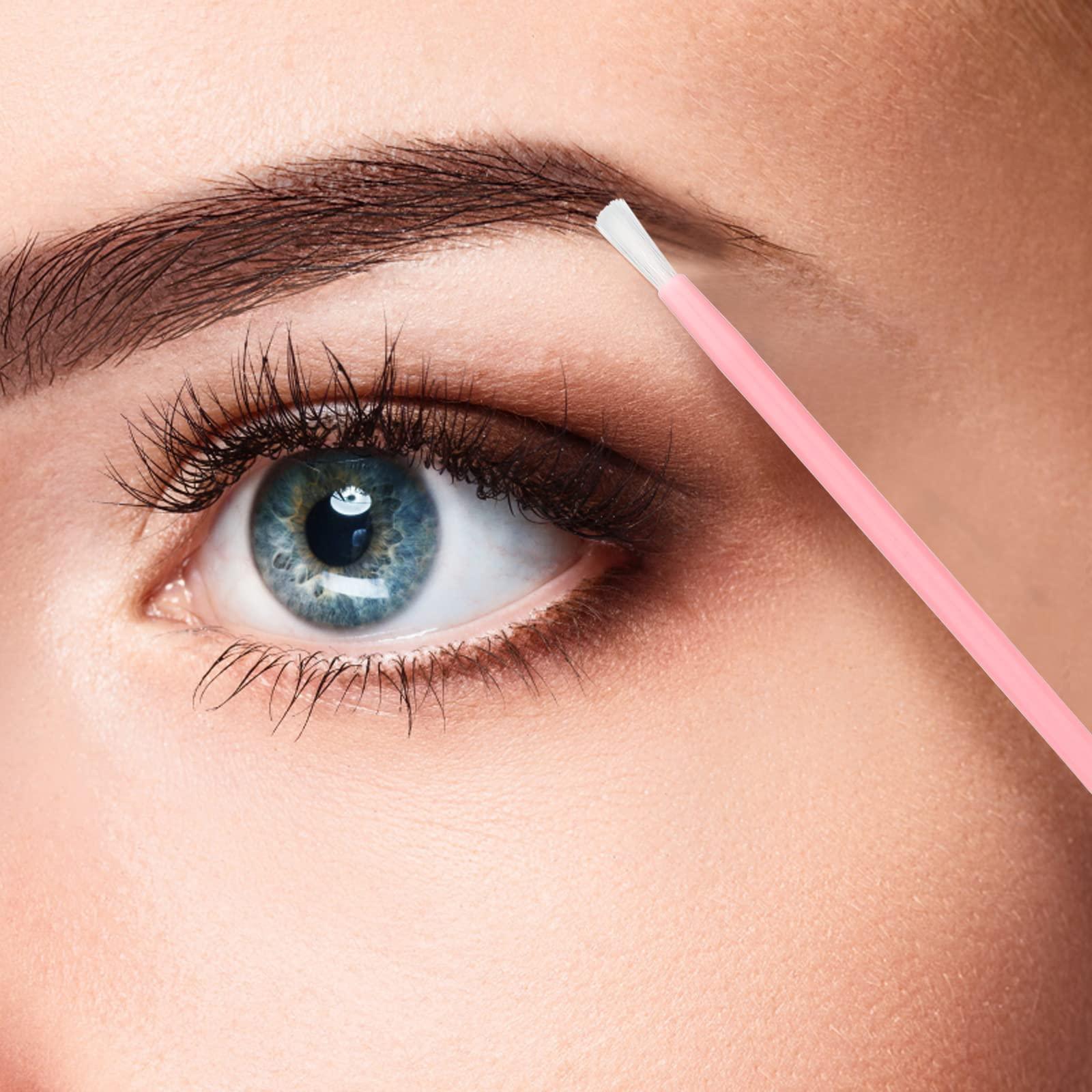 G2PLUS G2PLUS 100Pcs Lip Brush, Pink Lip Gloss Brush Wand, Nylon Lipstick Gloss Applicator, Disposable Nail Brushes for Makeup, PYO Cookie Paint, Nail Art, Painting, Detail Brush