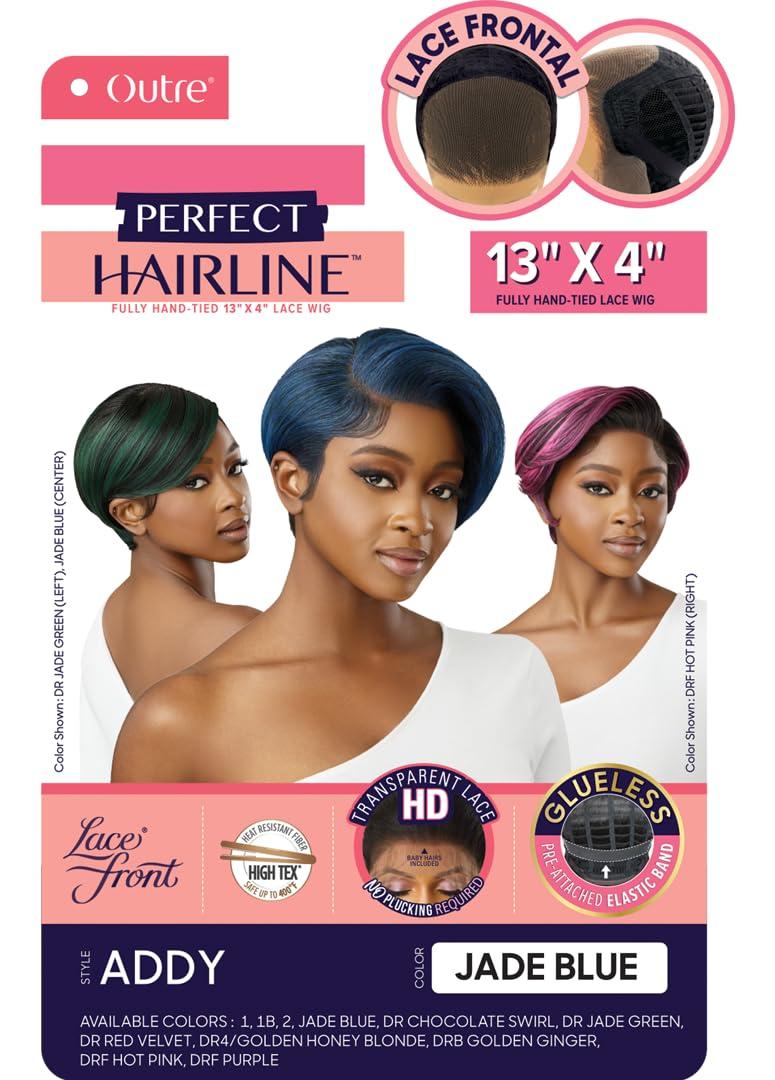 Outre Outre Lace Front Wig - Perfect Hair Line 13X4 - Addy (1B)