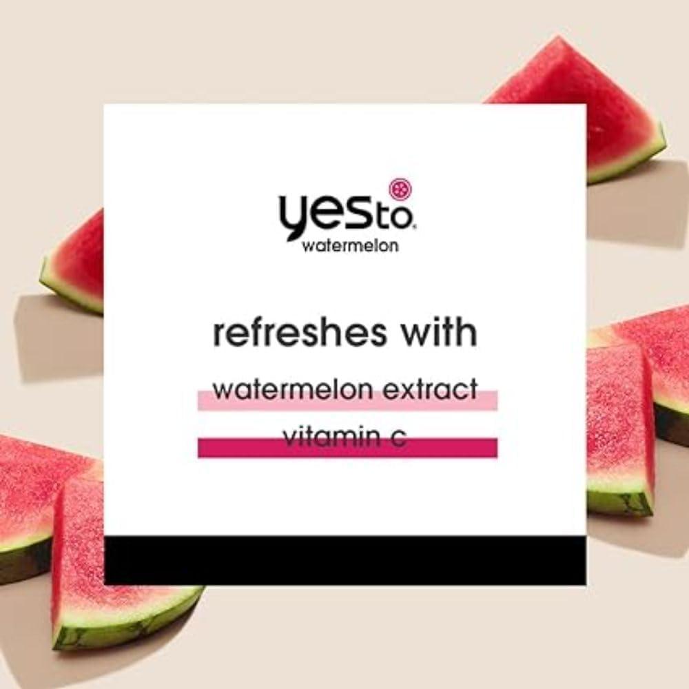 Yes To Yes To Watermelon Daily Gel Moisturizer, Skin Texture Improvement & Refreshing, Antioxidants, Sodium Hyaluronate, 1.7 Fl Oz