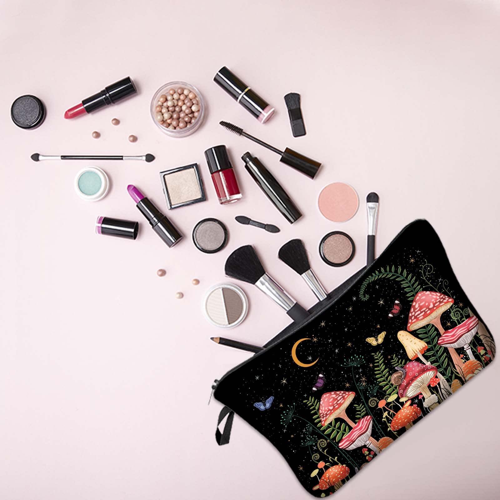 Koolmox Koolmox Canvas Makeup Bags, Canvas Zipper Pouch Bulk, 40 Pack 9x7\'\' Large Cosmetic Pouch Plain Craft Blanks Bag for Women to Personalize Decorate Tie Dye Vinyl Print to Travel Cosmetic Toiletry Pouch