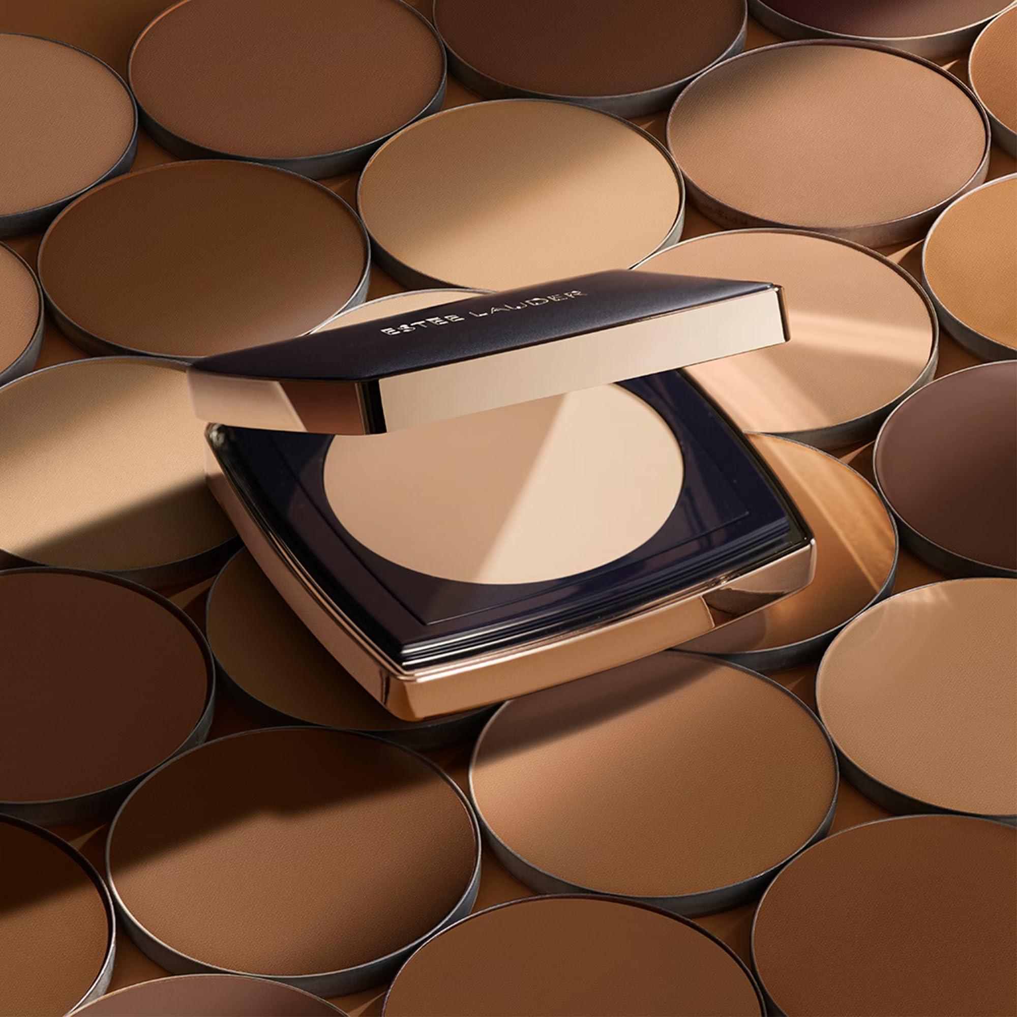 Este Lauder Este Lauder Double Wear Stay-in-Place Matte Refillable Powder Foundation 5W2 Rich Caramel