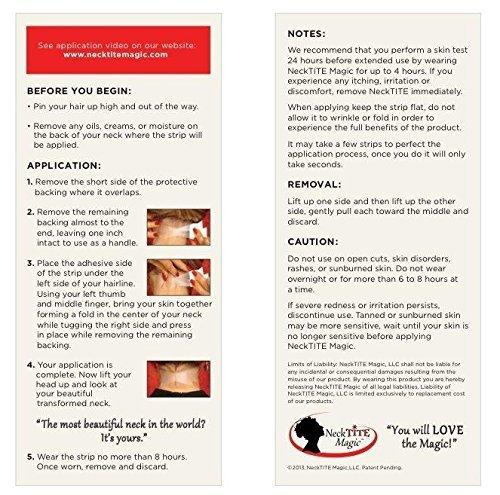 NeckTITE Magic NeckTITE Magic Instant Neck Lift, 12 Count - Smooths Wrinkles for Adults