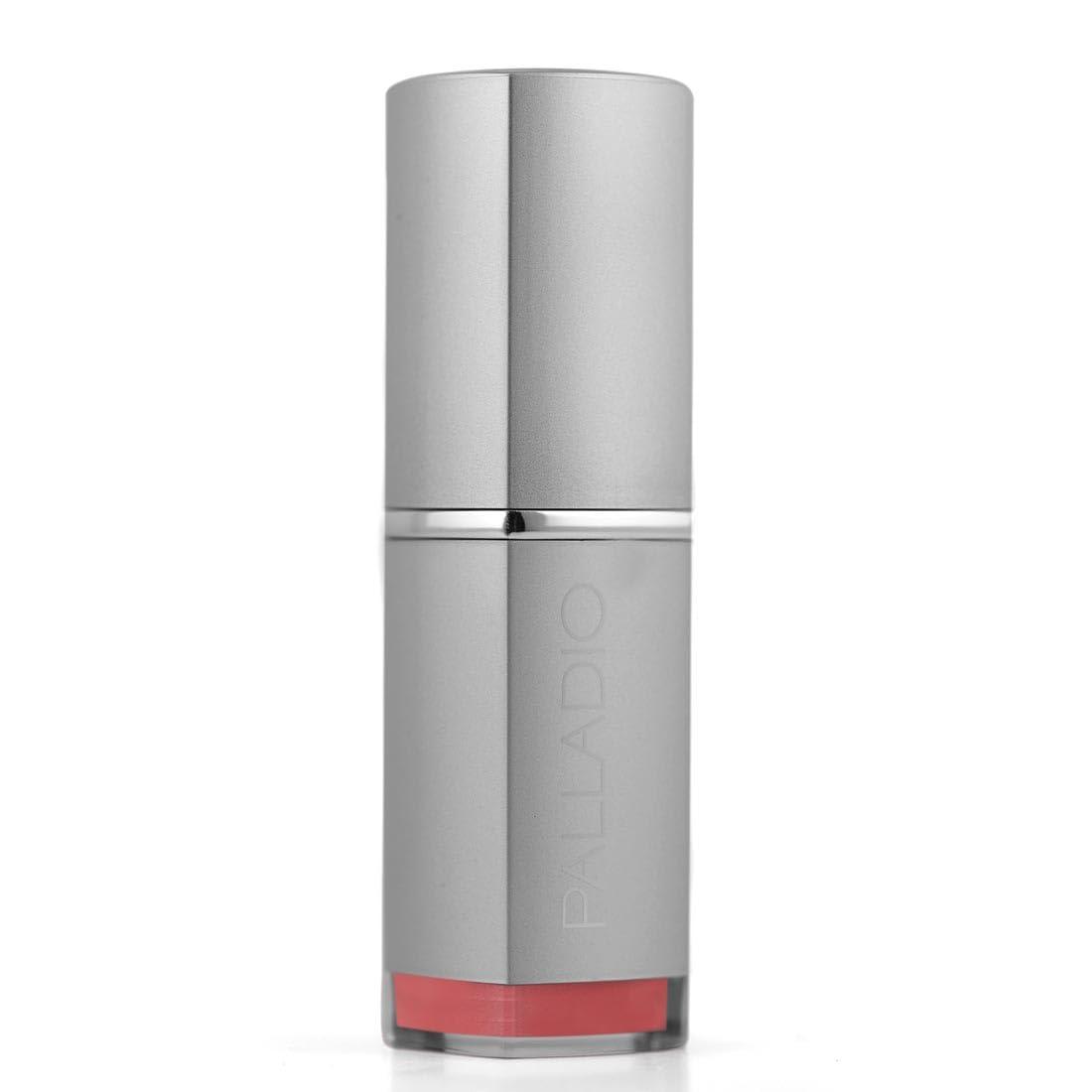 Palladio Palladio Herbal Lipstick, Rich Pigmented and Creamy Lip Color, Infused with Safflower, Ginseng, Ginkgo Biloba, Camellia and Aloe, Prevents Lips from Drying, Combats Fine Lines, Long Lasting, Petal Pink