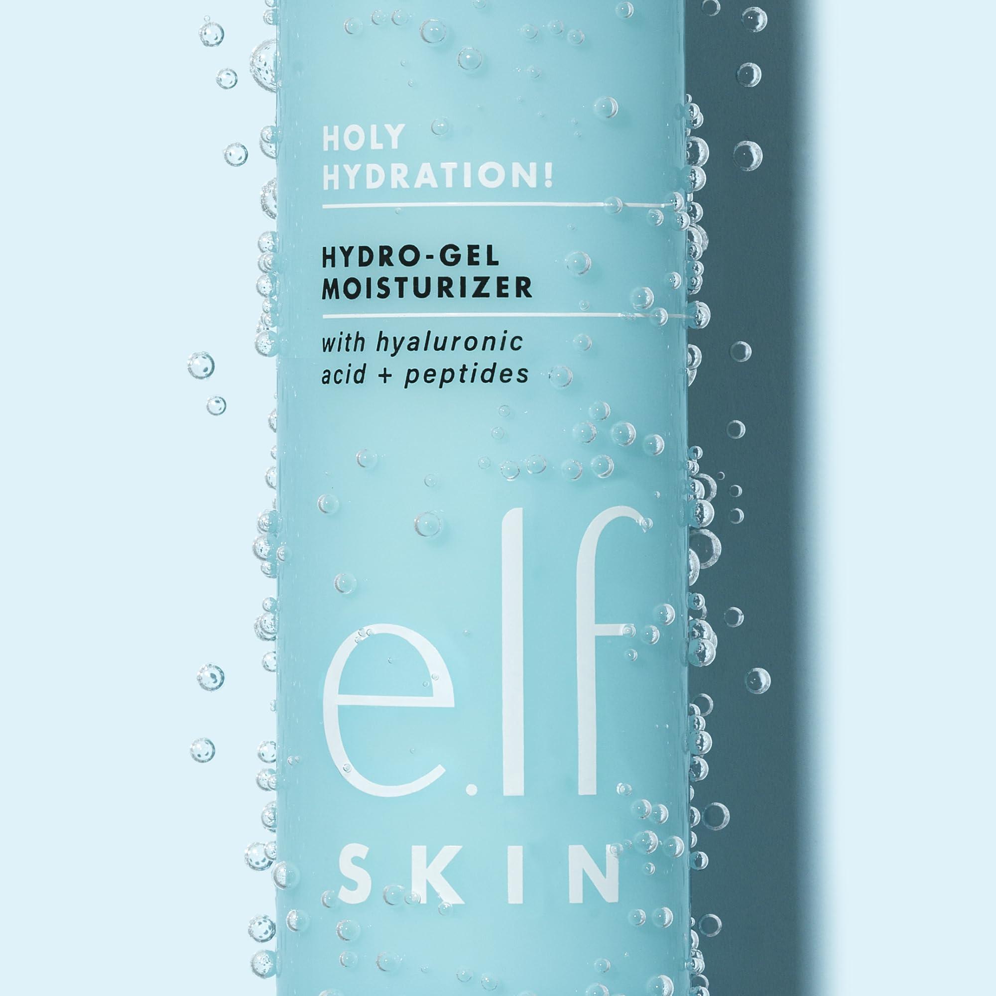 e.l.f. e.l.f. Holy Hydration! Hydro-Gel Moisturizer, Hydrates & Moisturizes Skin for a Plumped Up Complexion, Lightweight & Quick-Absorbing, White, 1.76 Oz