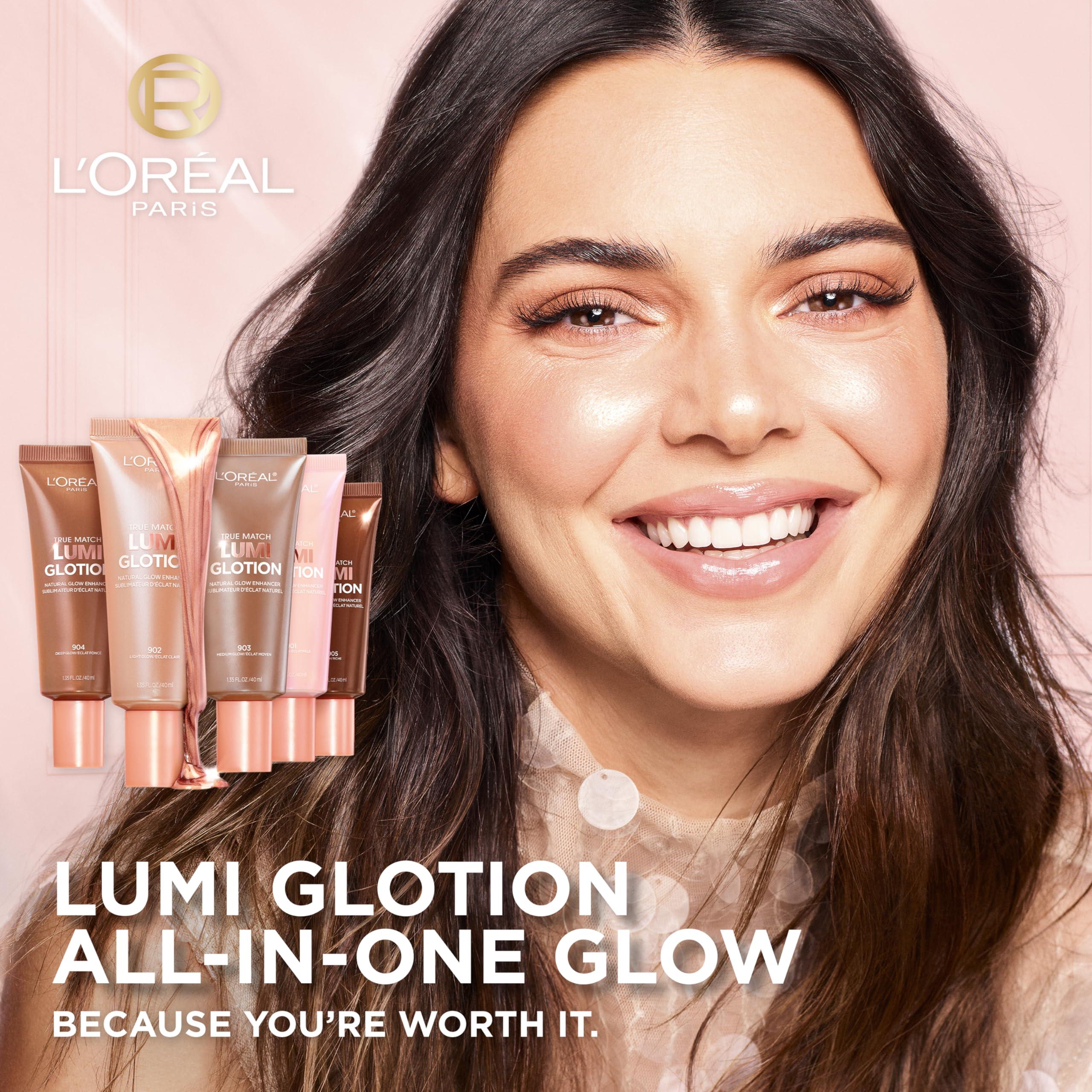 LOral Paris L\'Oreal Paris Makeup True Match Lumi Glotion, Natural Glow Enhancer, Illuminator Highlighter, Bronzing Drops For a Sun-Kissed Glow, 905 Rich