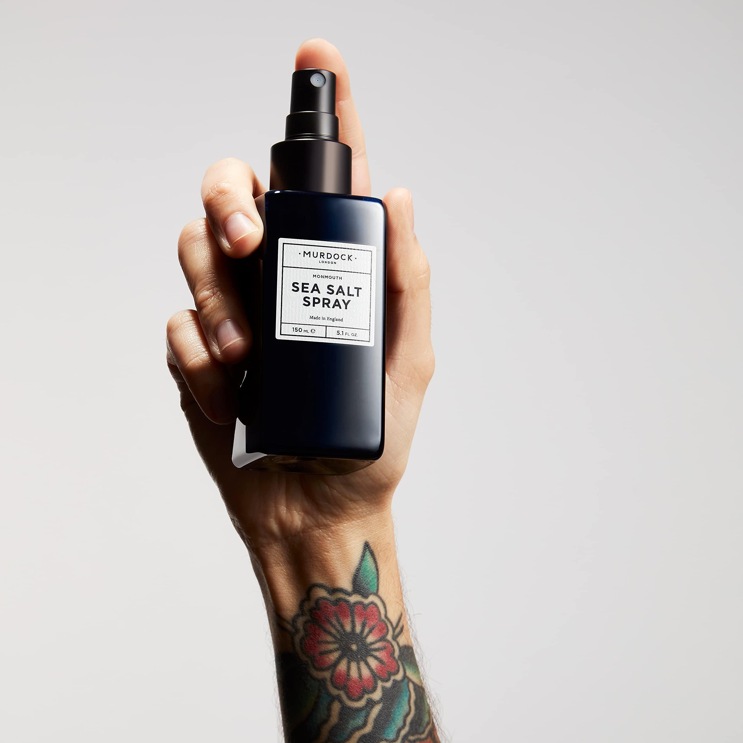 Murdock London Murdock London Sea Salt Spray 150ml, Volume Mousse 5.07oz, and Texture Paste 1.76oz - Paraben Free, Adds Texture and Volume, Achieve a Low-Sheen Finish