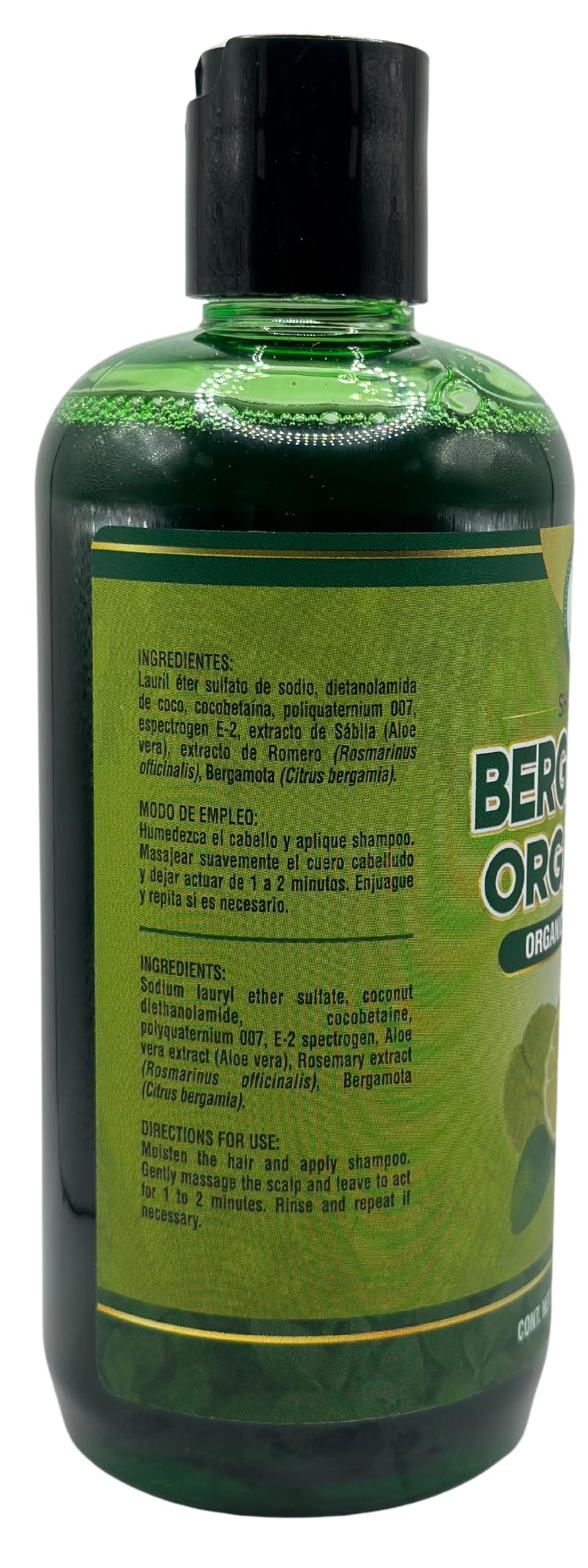 HIGH SUPREME HIGH SUPREME Shampoo organic bergamot (16.9 fl oz) with aloe vera & rosemary SHAMPOO ORGANICO BERGAMOTA con Sabila & Romero Cont. net. 500 ml